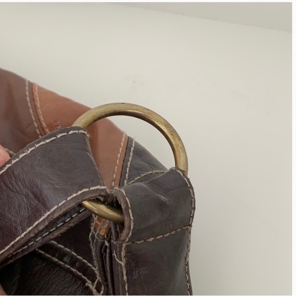 Global Design Concepts Vintage Women’s Leather Patchwork Crossbody Purse♦️ - Picture 4 of 13